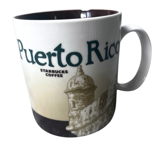New Starbucks Coffee Mug PUERTO RICO Icon Series 16oz Ceramic Castillo del Morro - Picture 1 of 9